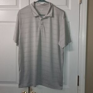 Old Navy Active Core go Fresh  light gray polo shirt  Sz XL